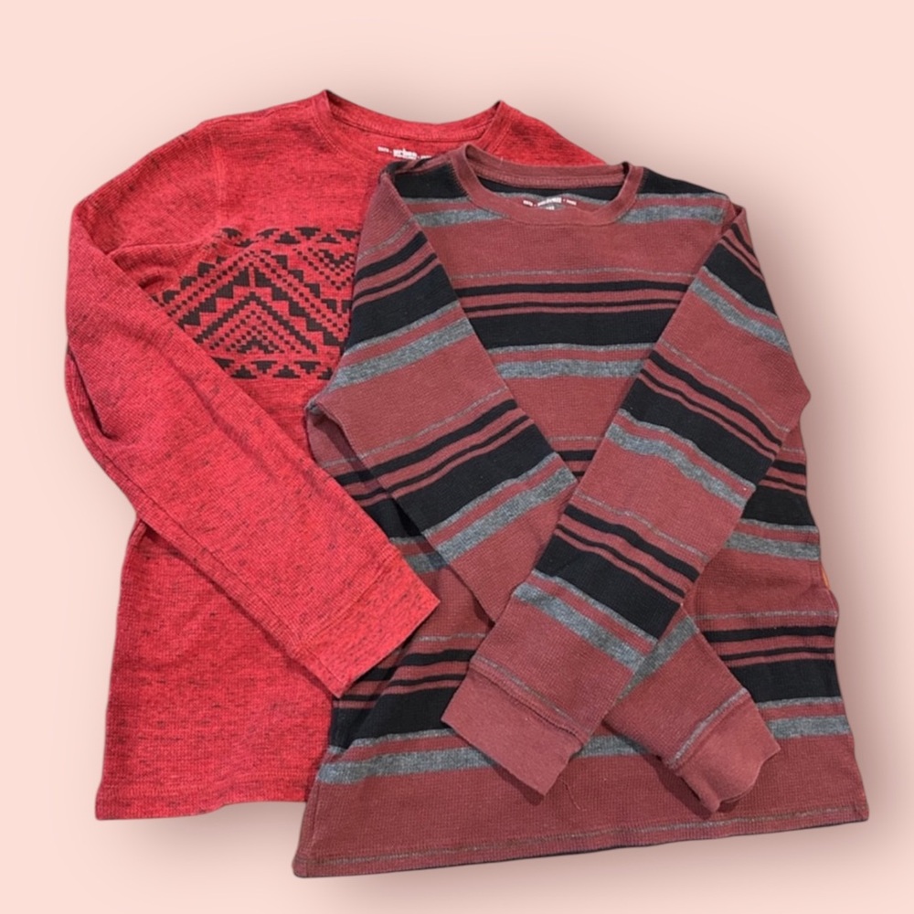 Boys XL Long Sleeve Tees. Set of 2.